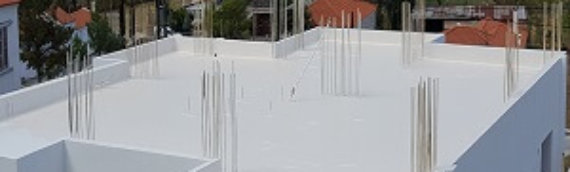 Θερμομόνωση Δώματος με Δημιουργία Ρήσεων και Υγρομόνωση με Πολυουρεθανικό Ενισχυμένο με Υαλόπλεγμα